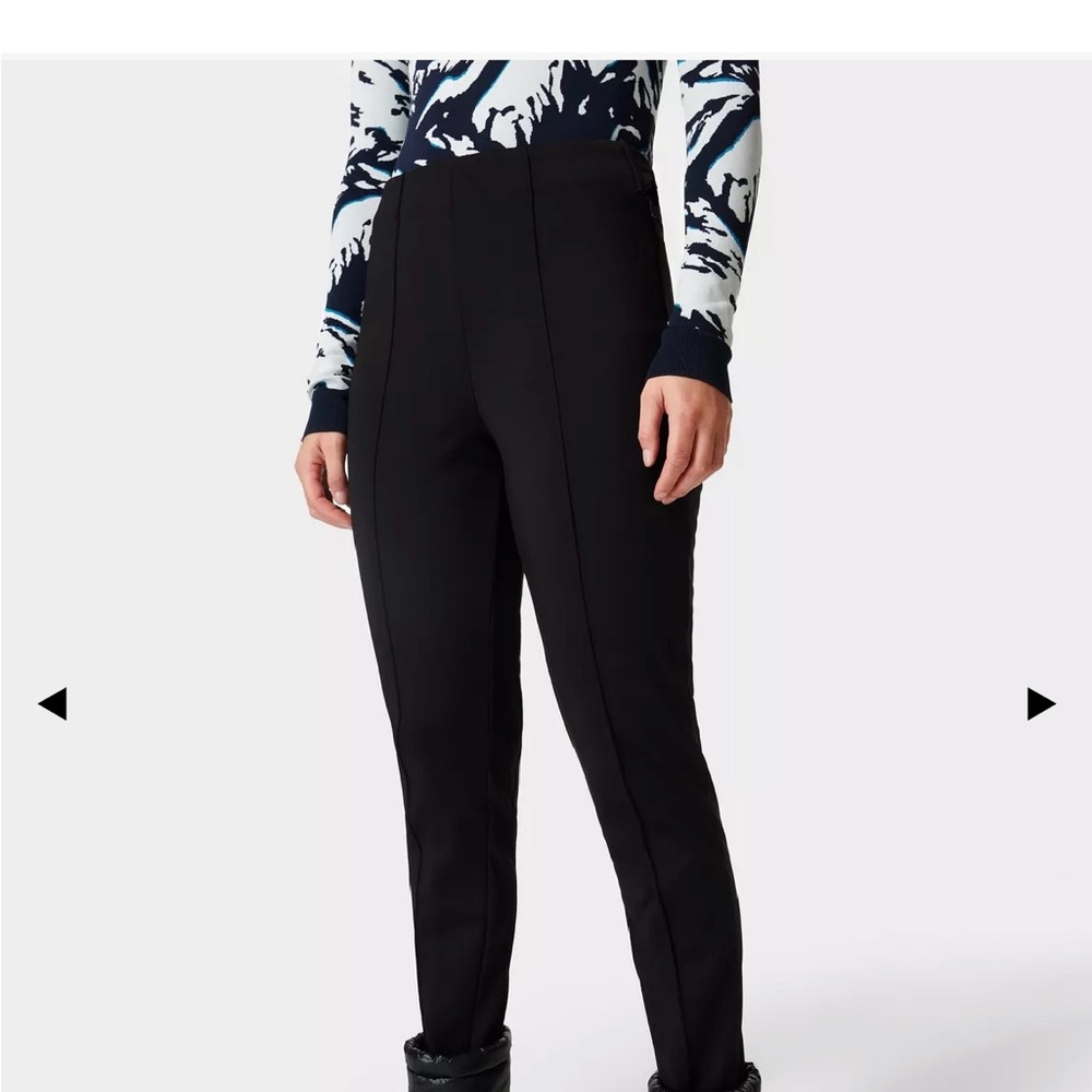SWEATY BETTY Blue Straight Leg SKI Pants with Sleek Design
